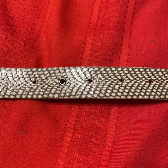 Vintage cobra skin men’s boots & belt with cobra head & leather upper (Mlb) - Picture 2 of 16